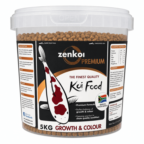 Zenkoi Pond Food Growth and Colour 5kg Bucket